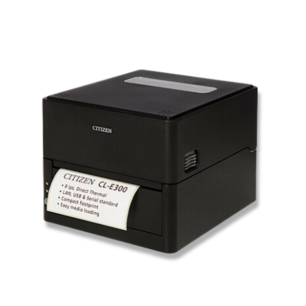 Citizen CL E300 Label Black Printout 77d3ef8136
